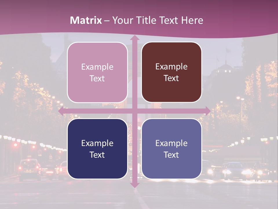 Family Retired Sunset PowerPoint Template