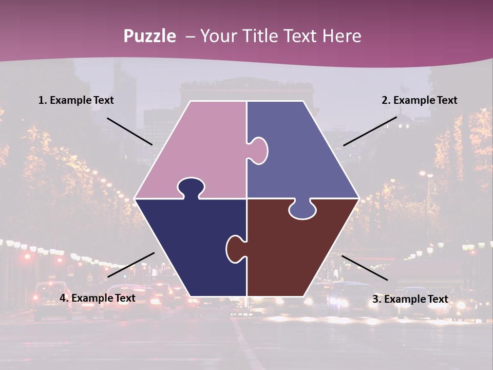 Family Retired Sunset PowerPoint Template