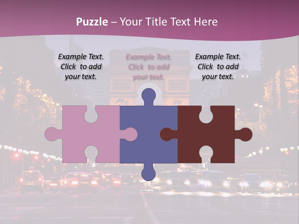 Family Retired Sunset PowerPoint Template