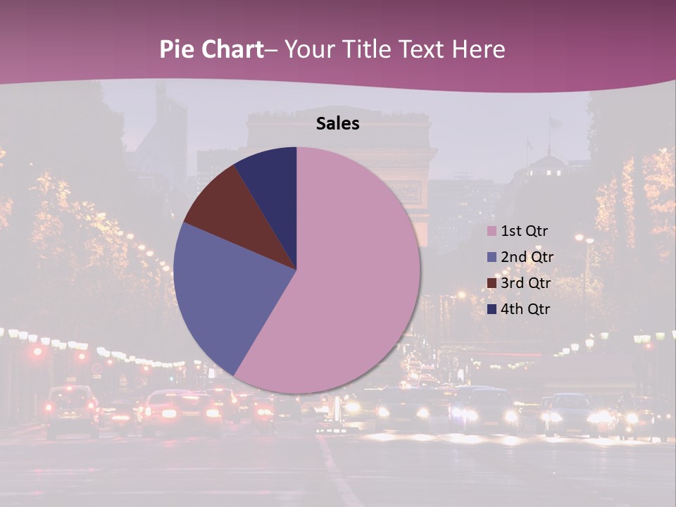 Family Retired Sunset PowerPoint Template