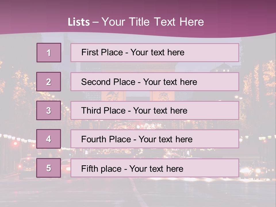 Family Retired Sunset PowerPoint Template