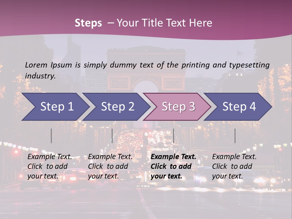 Family Retired Sunset PowerPoint Template