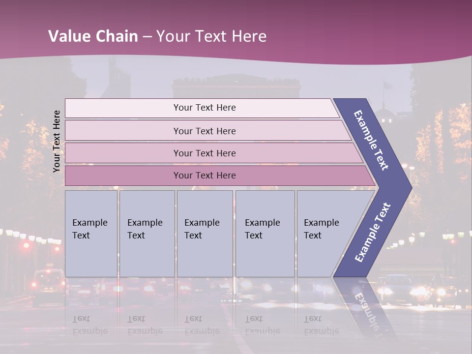 Family Retired Sunset PowerPoint Template