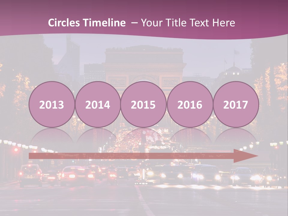 Family Retired Sunset PowerPoint Template