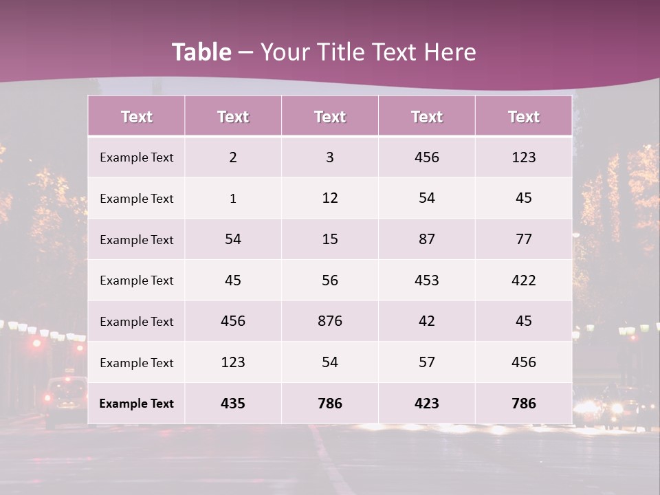 Family Retired Sunset PowerPoint Template