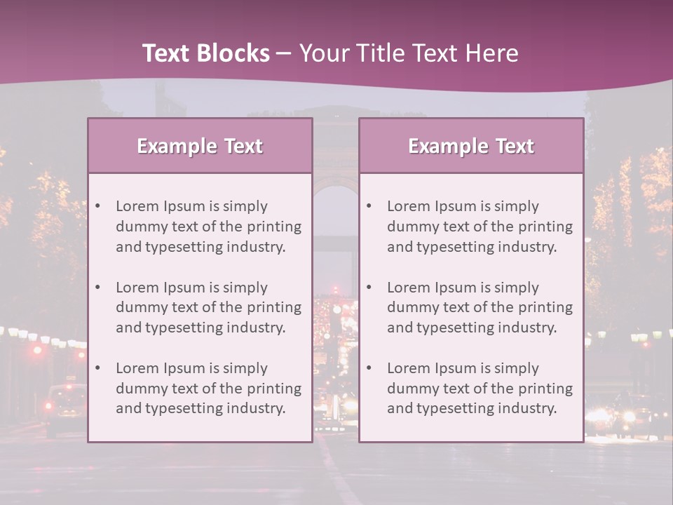 Family Retired Sunset PowerPoint Template