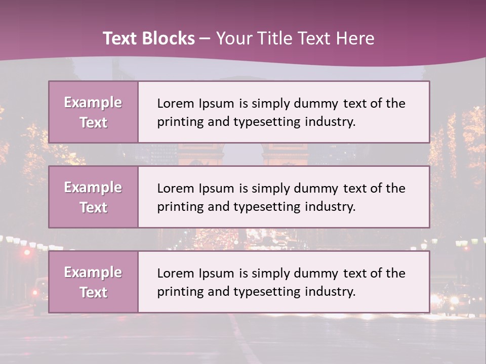 Family Retired Sunset PowerPoint Template