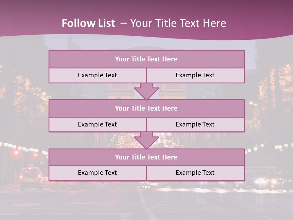 Family Retired Sunset PowerPoint Template
