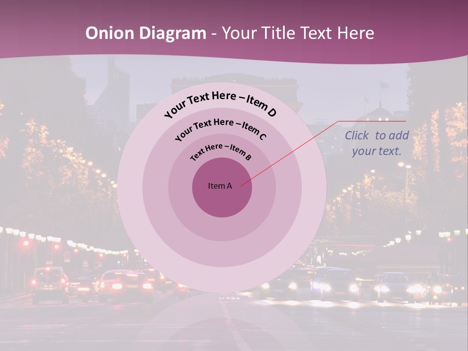 Family Retired Sunset PowerPoint Template