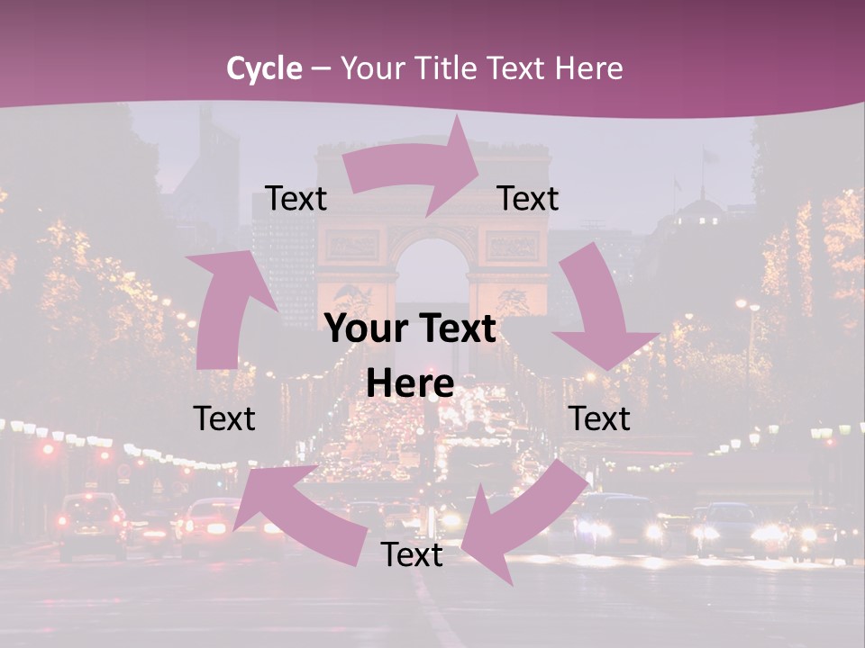 Family Retired Sunset PowerPoint Template