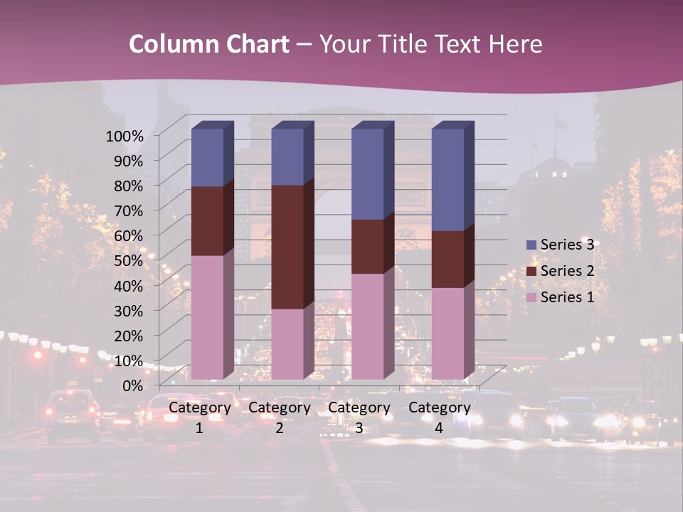 Family Retired Sunset PowerPoint Template