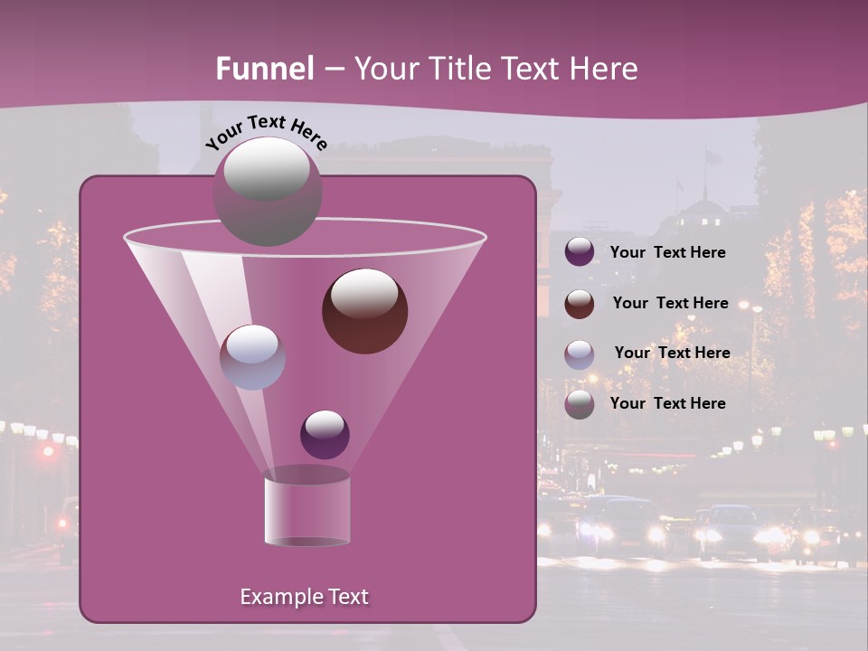 Family Retired Sunset PowerPoint Template