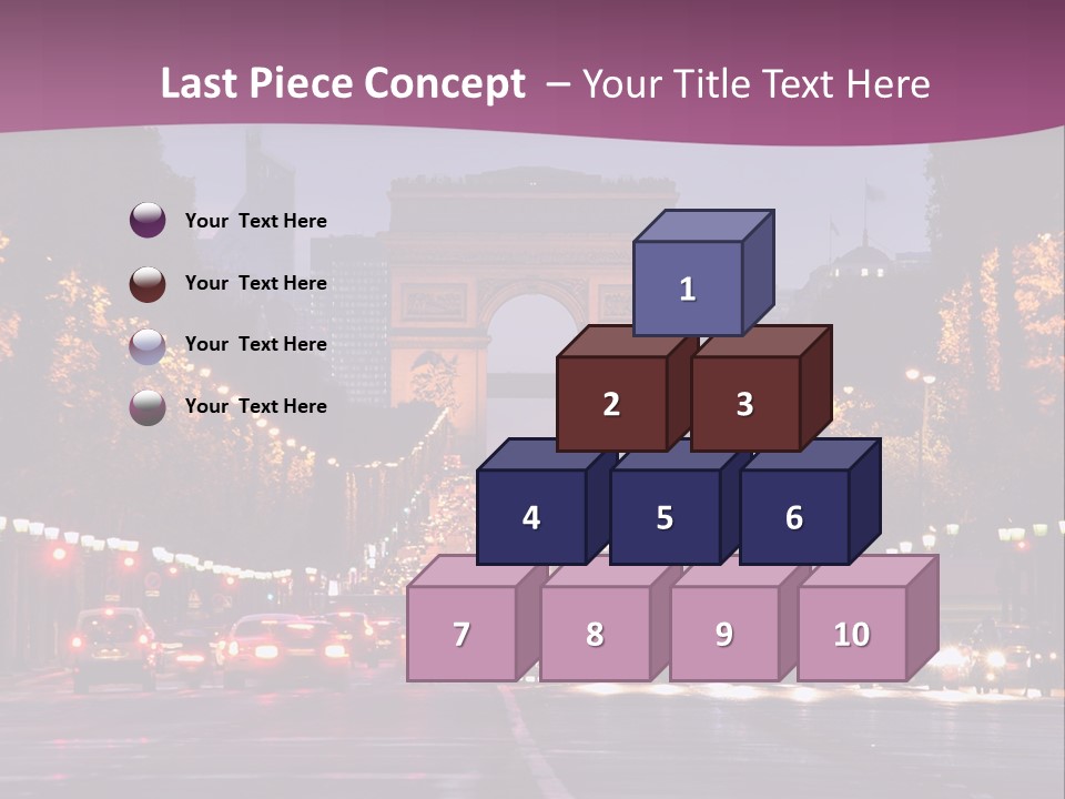 Family Retired Sunset PowerPoint Template