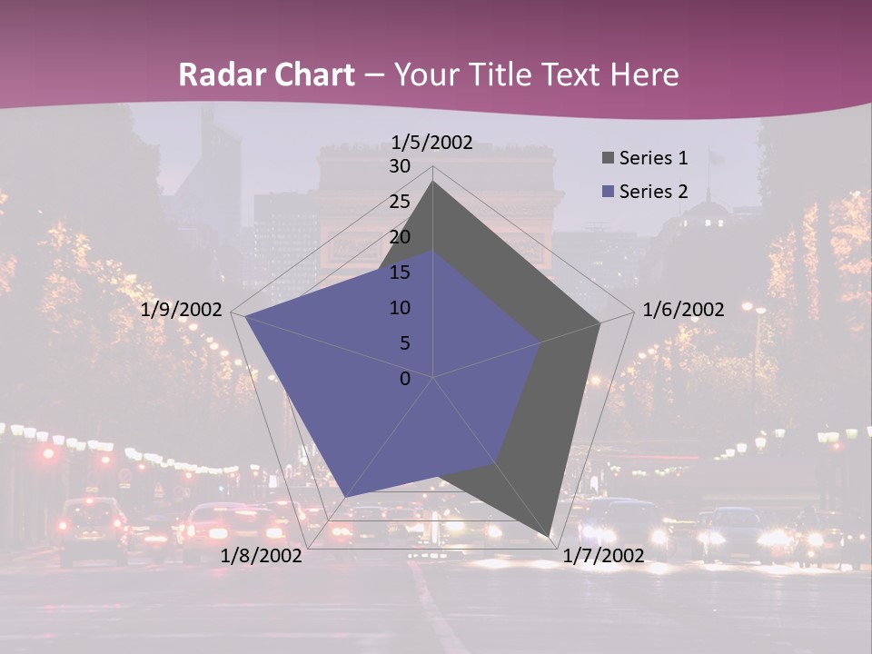 Family Retired Sunset PowerPoint Template
