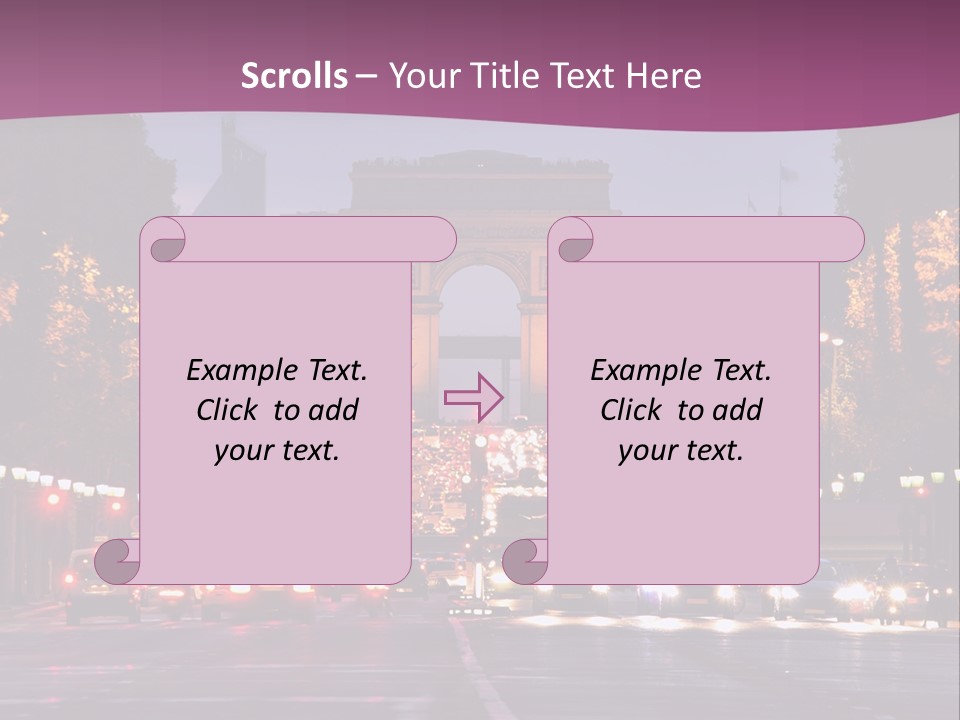 Family Retired Sunset PowerPoint Template