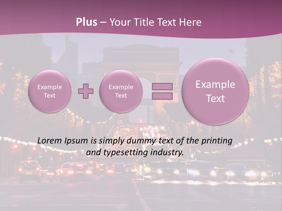 Family Retired Sunset PowerPoint Template