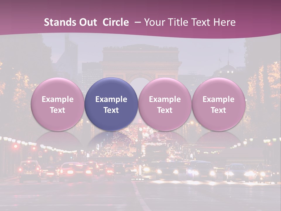 Family Retired Sunset PowerPoint Template