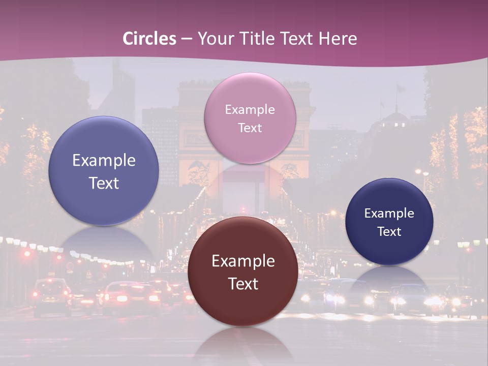 Family Retired Sunset PowerPoint Template