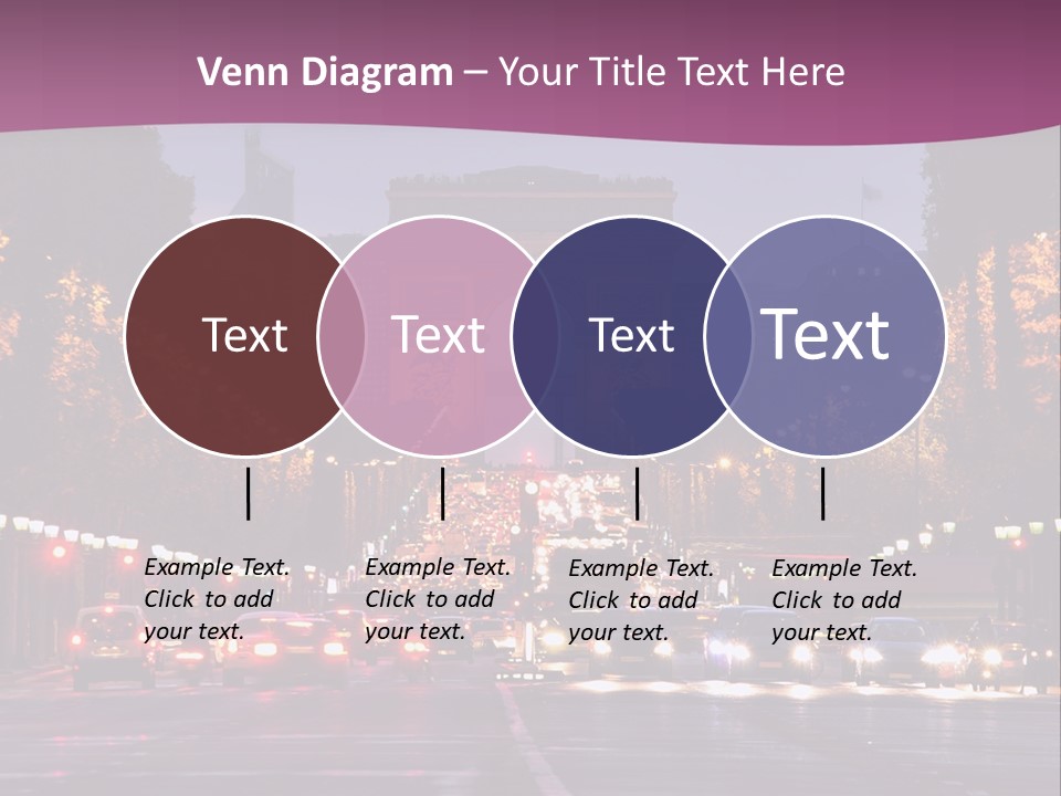 Family Retired Sunset PowerPoint Template