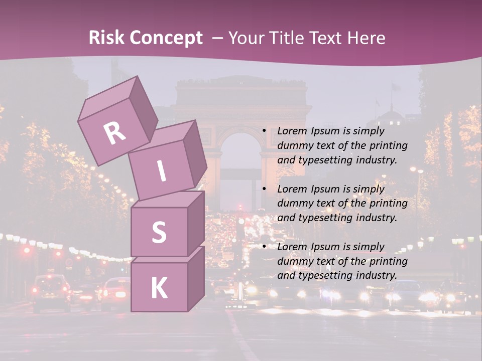 Family Retired Sunset PowerPoint Template