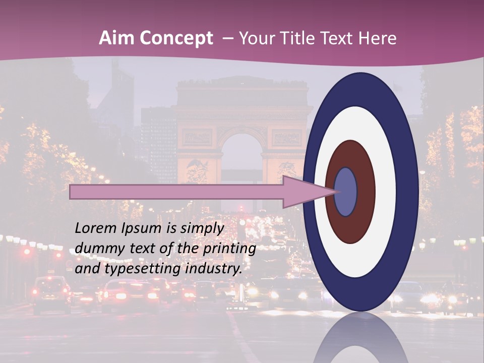 Family Retired Sunset PowerPoint Template