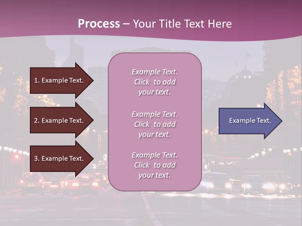 Family Retired Sunset PowerPoint Template