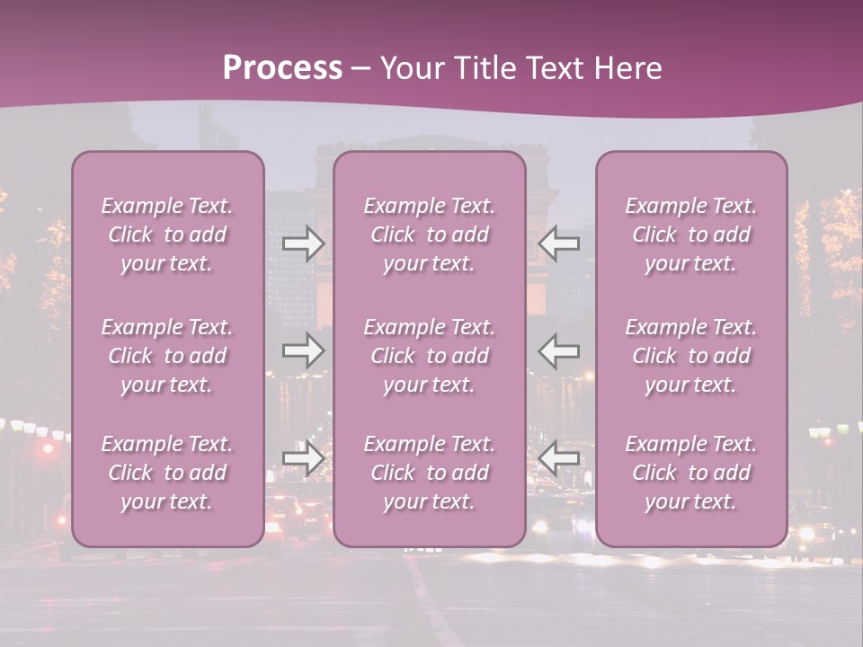 Family Retired Sunset PowerPoint Template