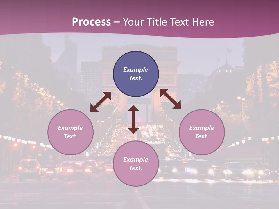 Family Retired Sunset PowerPoint Template
