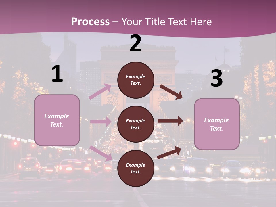 Family Retired Sunset PowerPoint Template