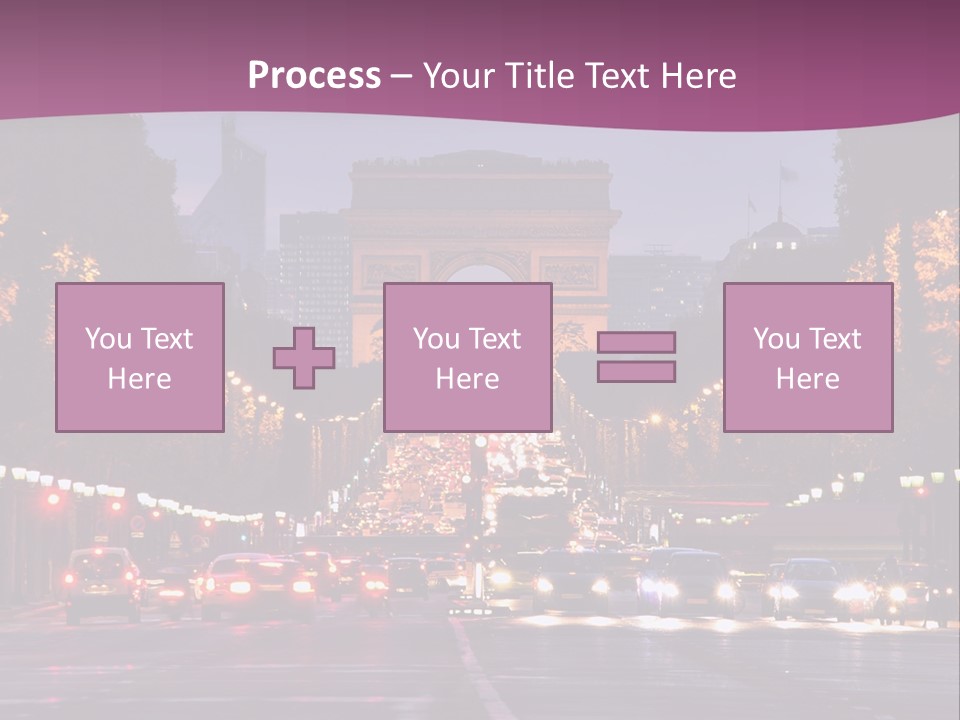 Family Retired Sunset PowerPoint Template