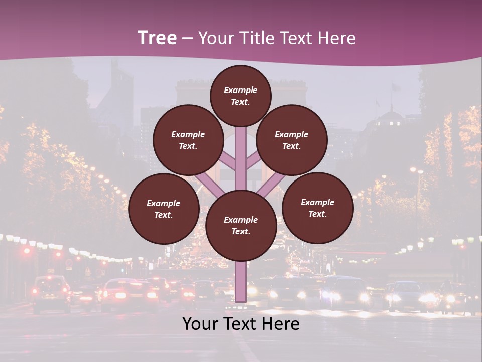 Family Retired Sunset PowerPoint Template