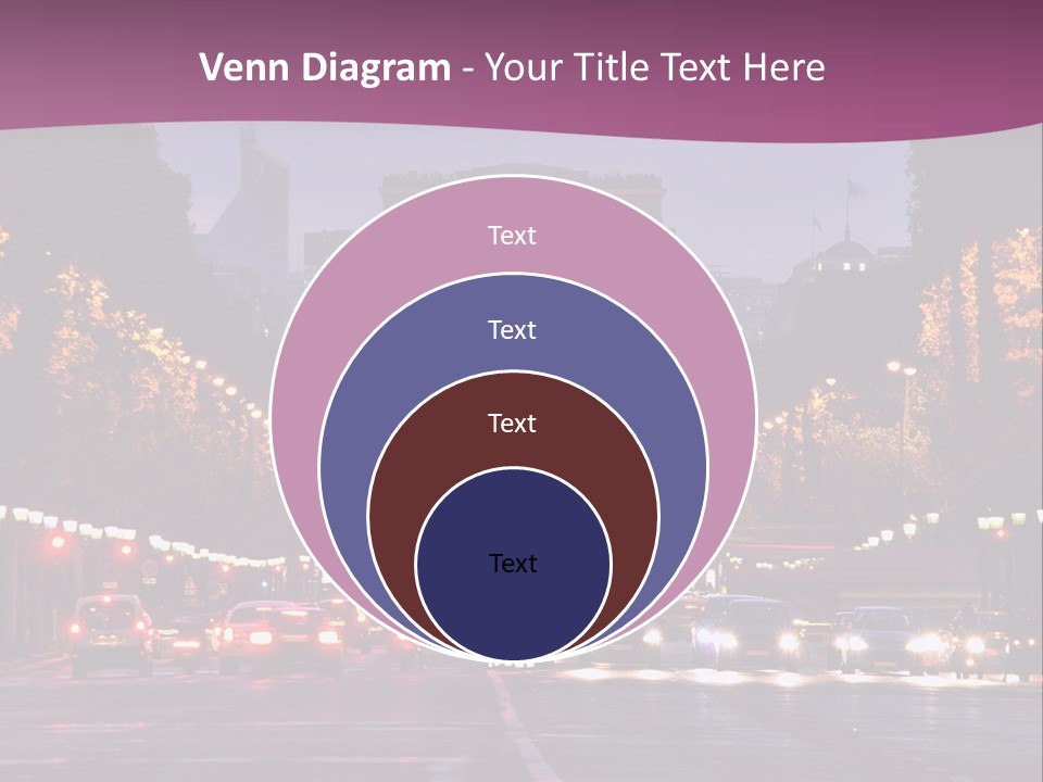 Family Retired Sunset PowerPoint Template