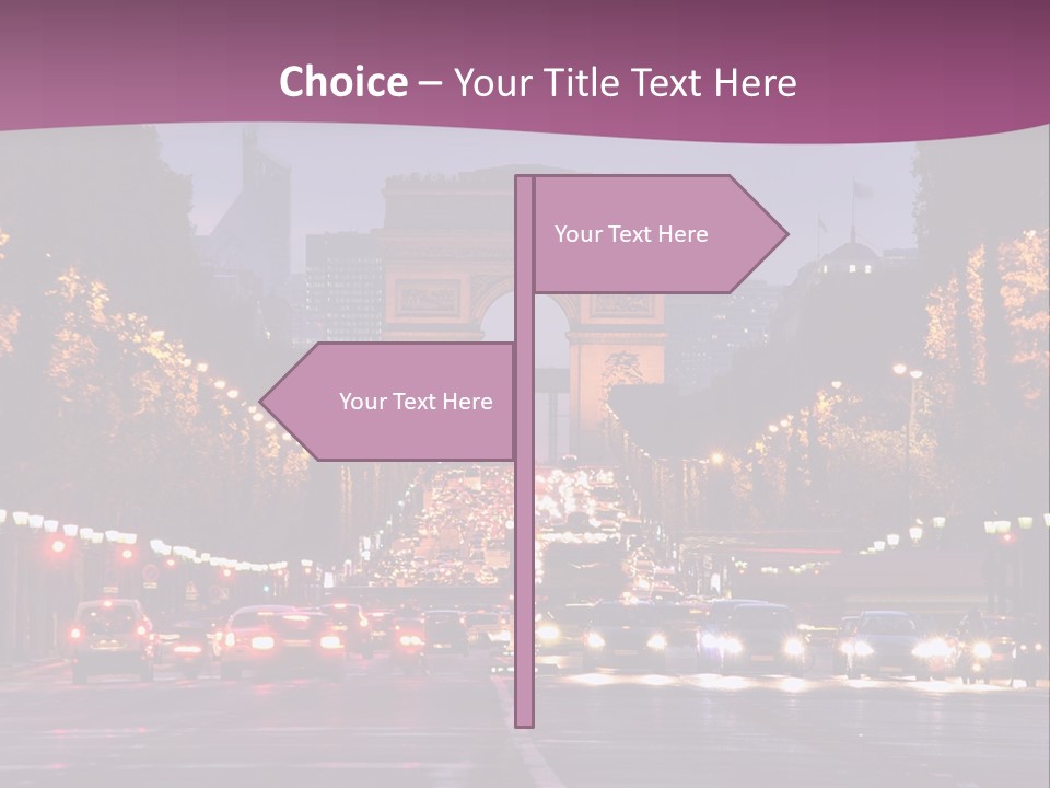Family Retired Sunset PowerPoint Template