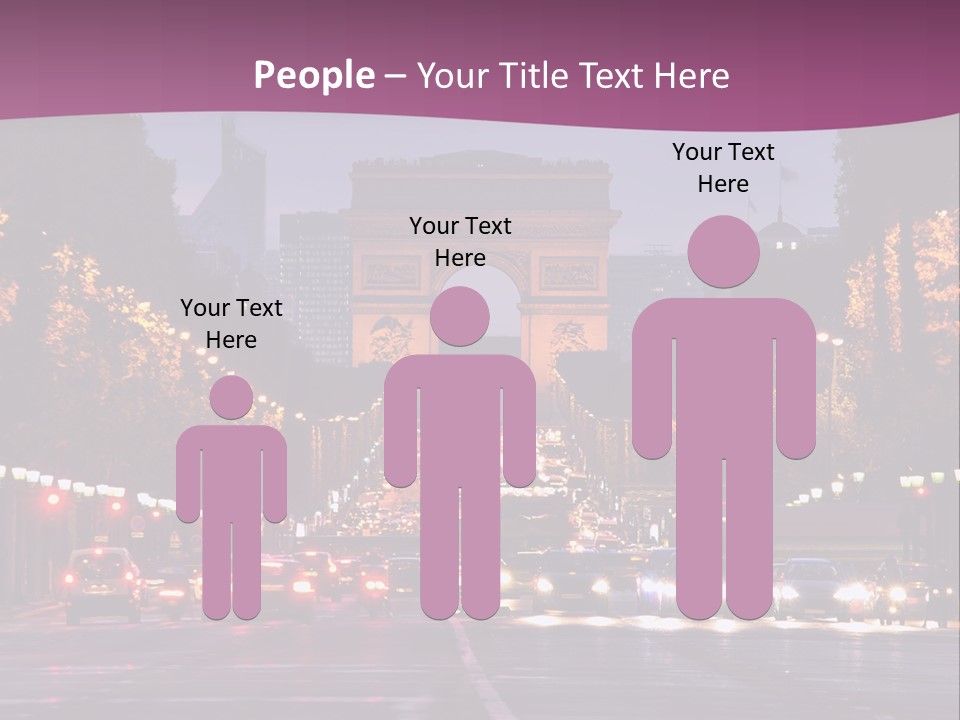 Family Retired Sunset PowerPoint Template