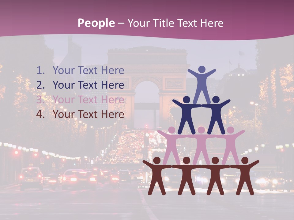 Family Retired Sunset PowerPoint Template