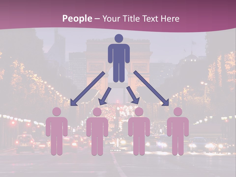 Family Retired Sunset PowerPoint Template