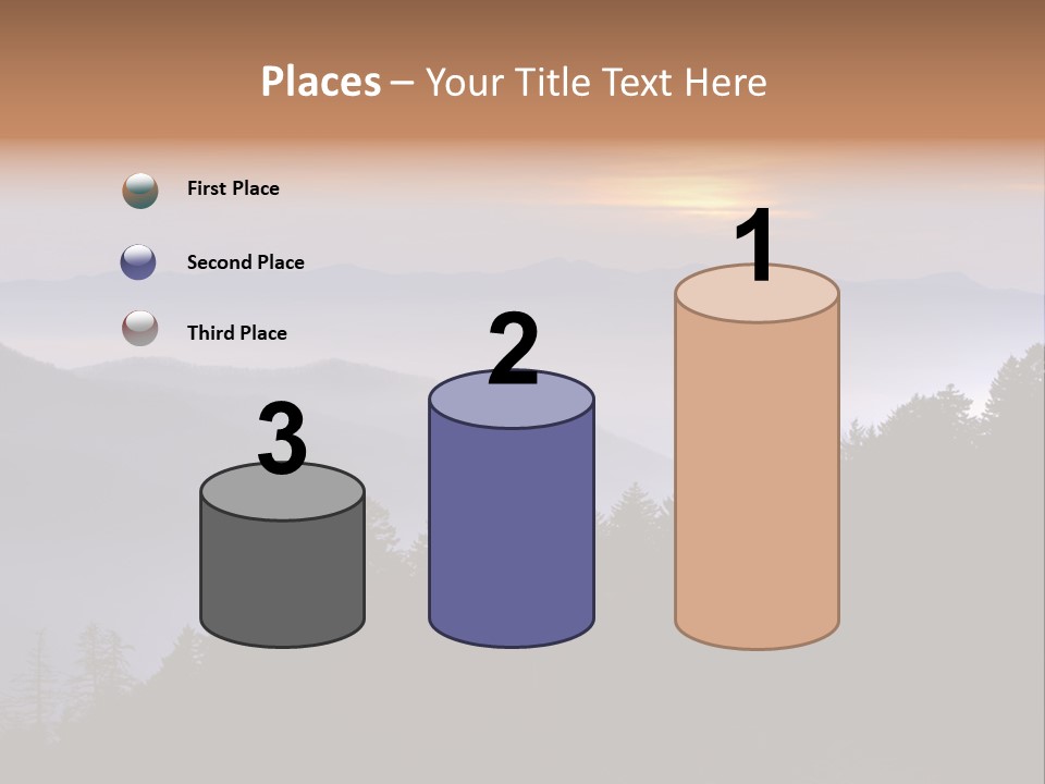 Old Sunset Retired PowerPoint Template