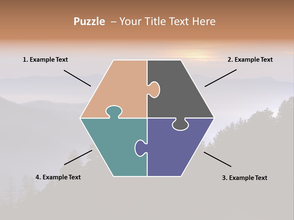 Old Sunset Retired PowerPoint Template
