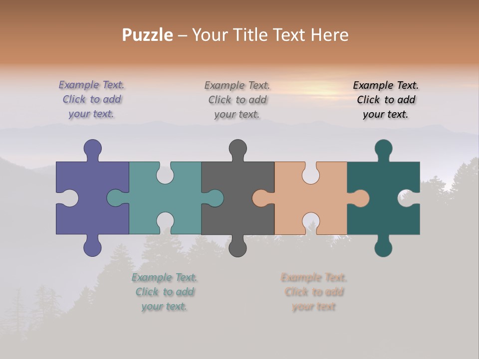 Old Sunset Retired PowerPoint Template