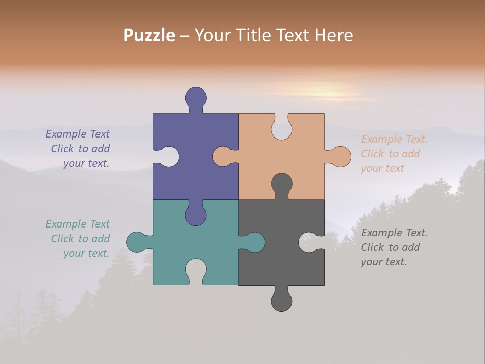 Old Sunset Retired PowerPoint Template