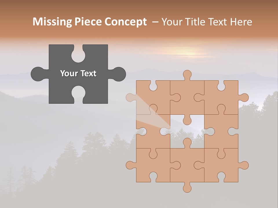 Old Sunset Retired PowerPoint Template