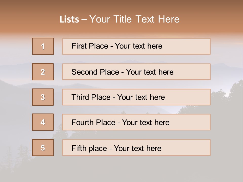 Old Sunset Retired PowerPoint Template