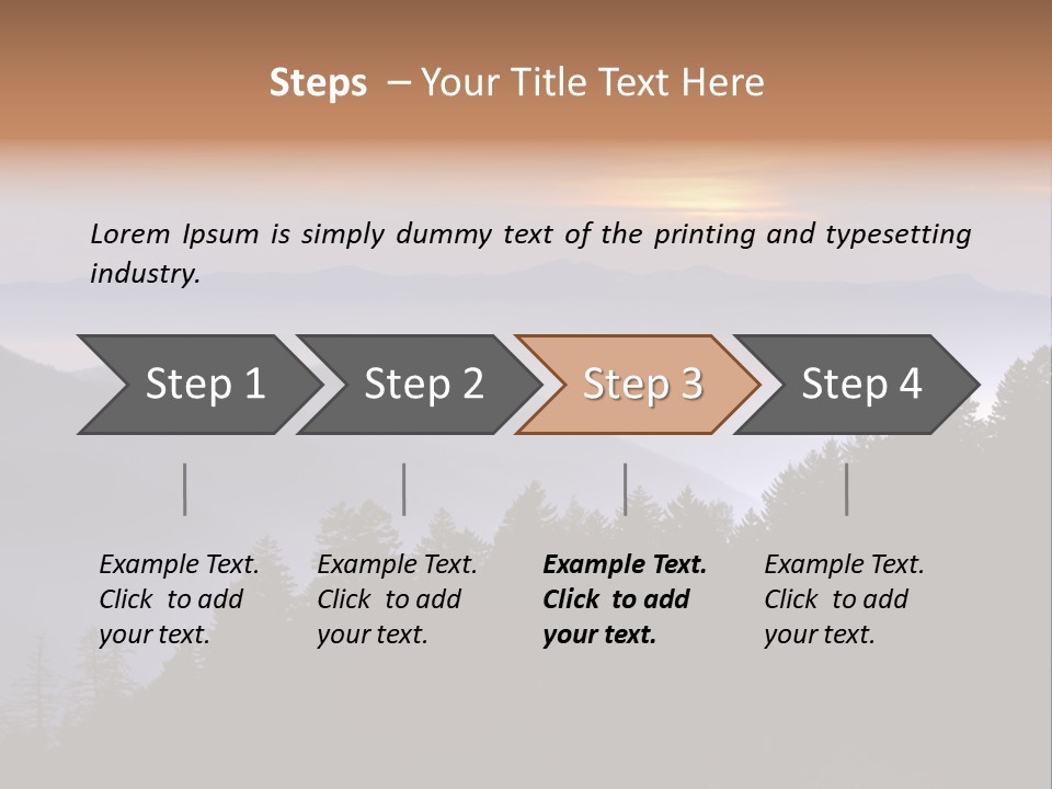 Old Sunset Retired PowerPoint Template