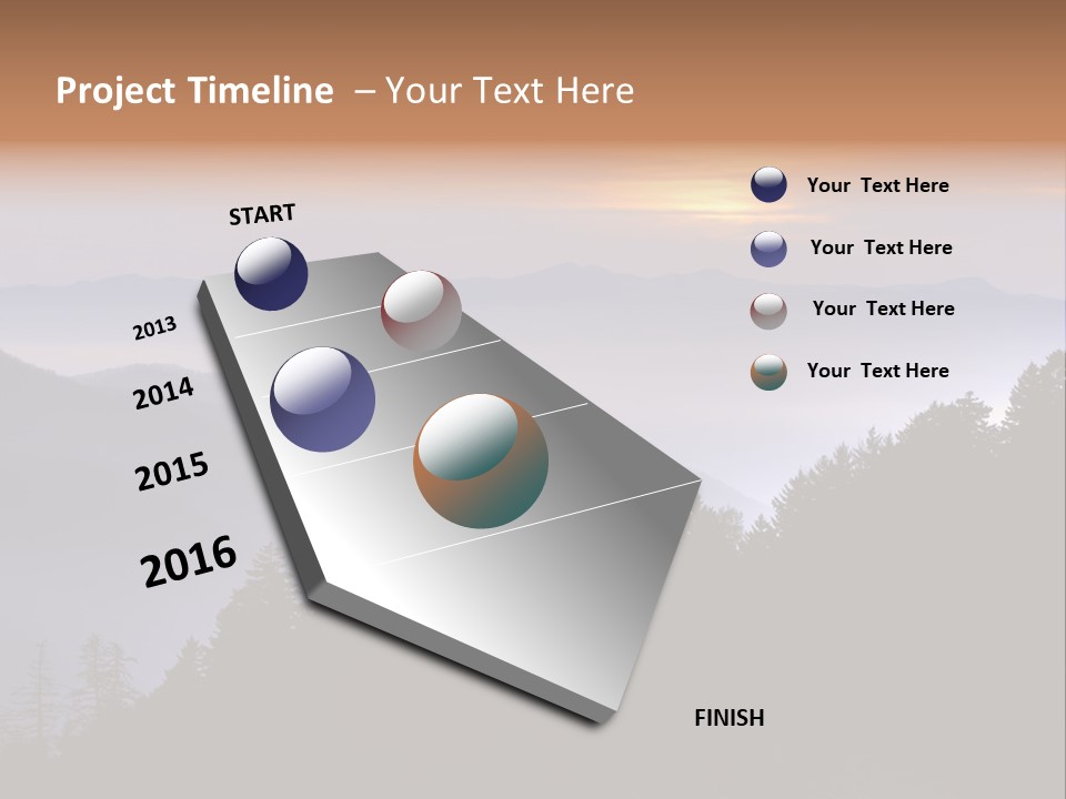Old Sunset Retired PowerPoint Template