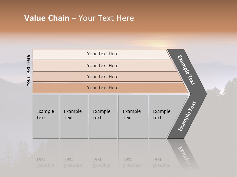 Old Sunset Retired PowerPoint Template