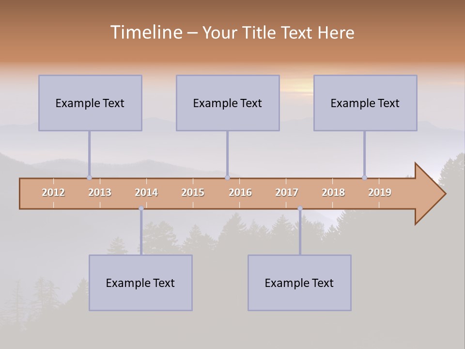 Old Sunset Retired PowerPoint Template