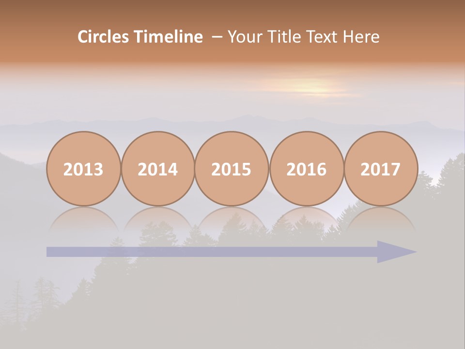 Old Sunset Retired PowerPoint Template