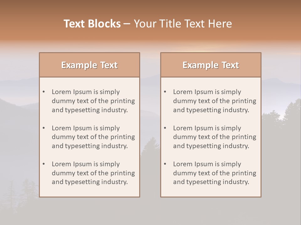 Old Sunset Retired PowerPoint Template