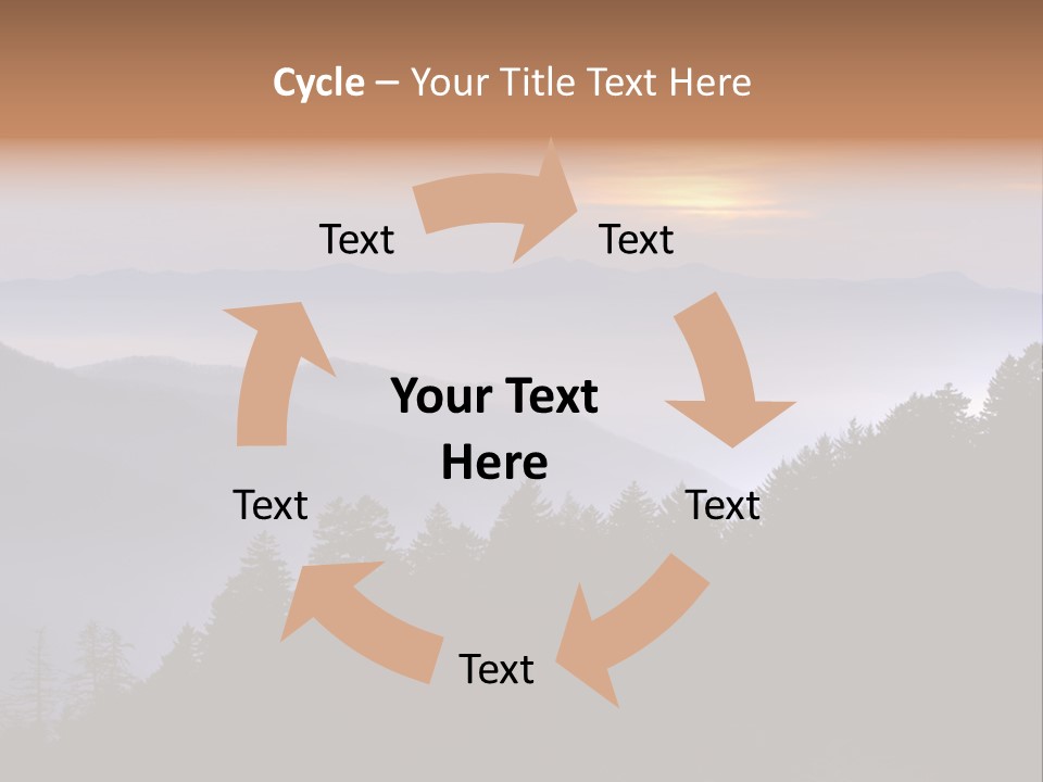 Old Sunset Retired PowerPoint Template