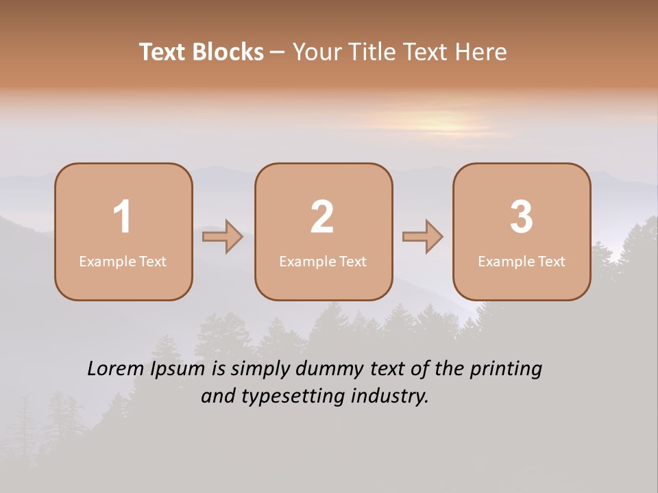 Old Sunset Retired PowerPoint Template